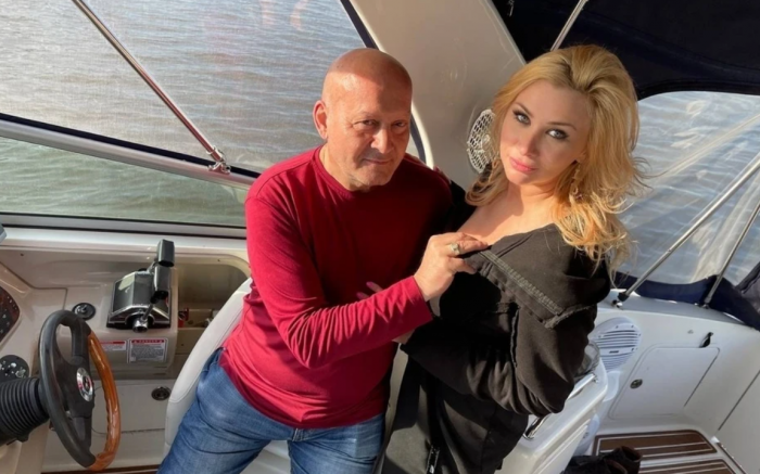 Актер Вячеслав Гришечкин с невестой Дианой Бичаровой