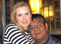 Владимир Тапиа с женой Натальей
