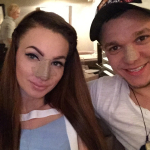 Евгения Феофилактова и Антон Гусев после ринопластики