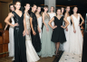Мария Лобанова с моделями в кутюрных платьях Tony Ward