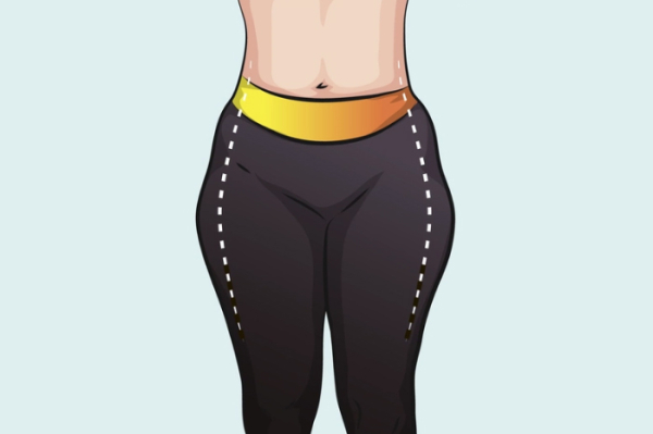 Уменьшить объем бедер