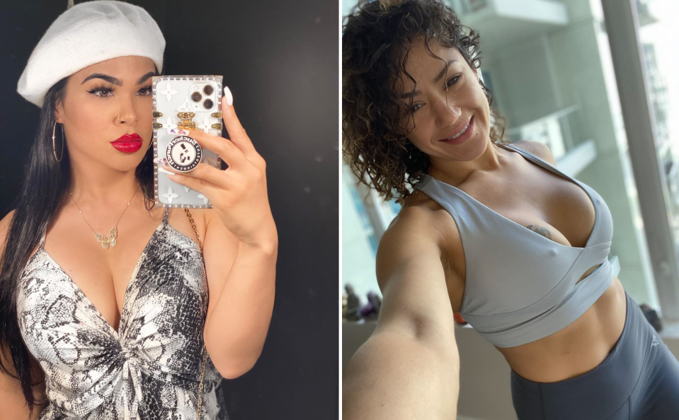 Спортсменки после увеличения груди