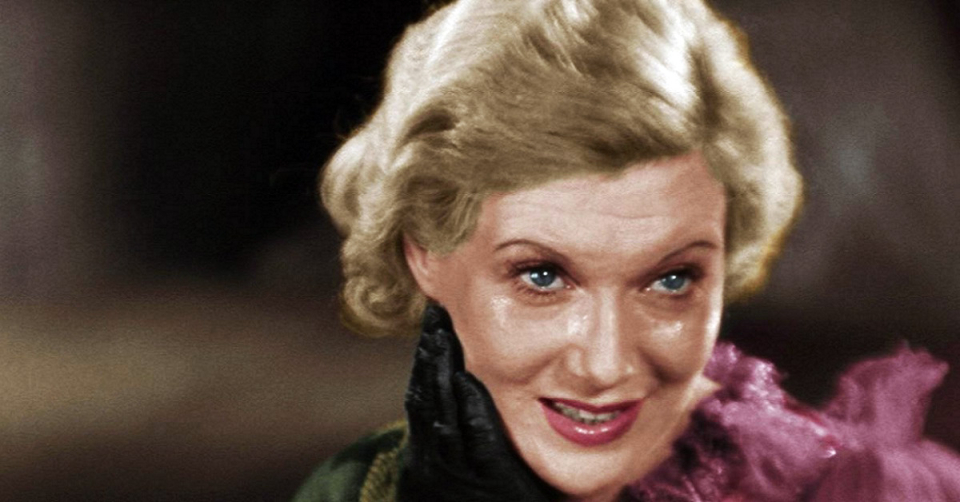 Любовь Орлова до блефаропластики