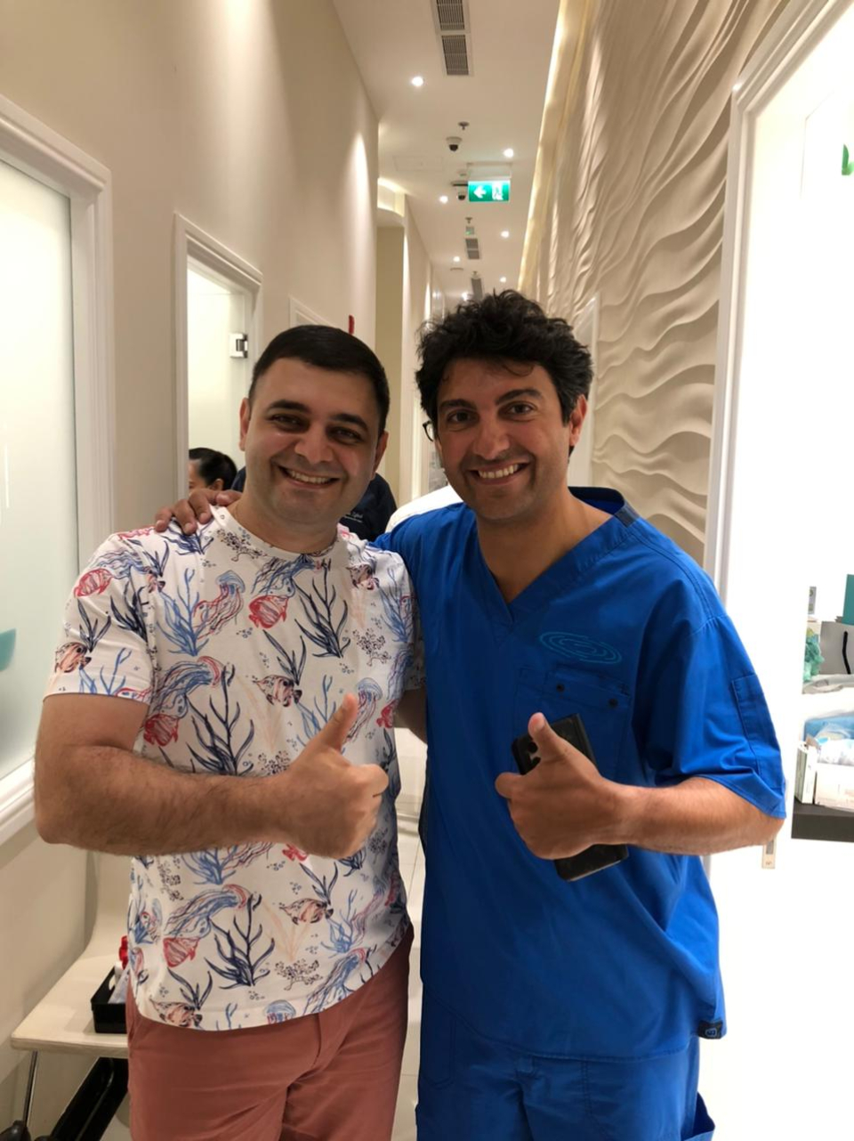 Доктор Аршакян с испанским пластическим хирургом Сальваторе Пагано